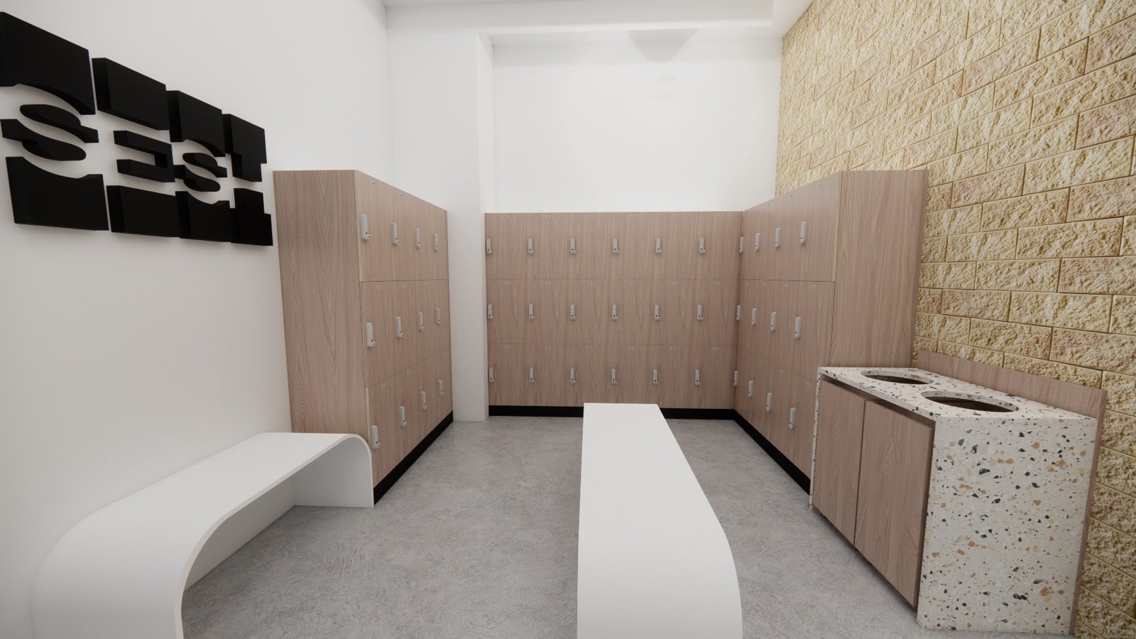 Área de lockers