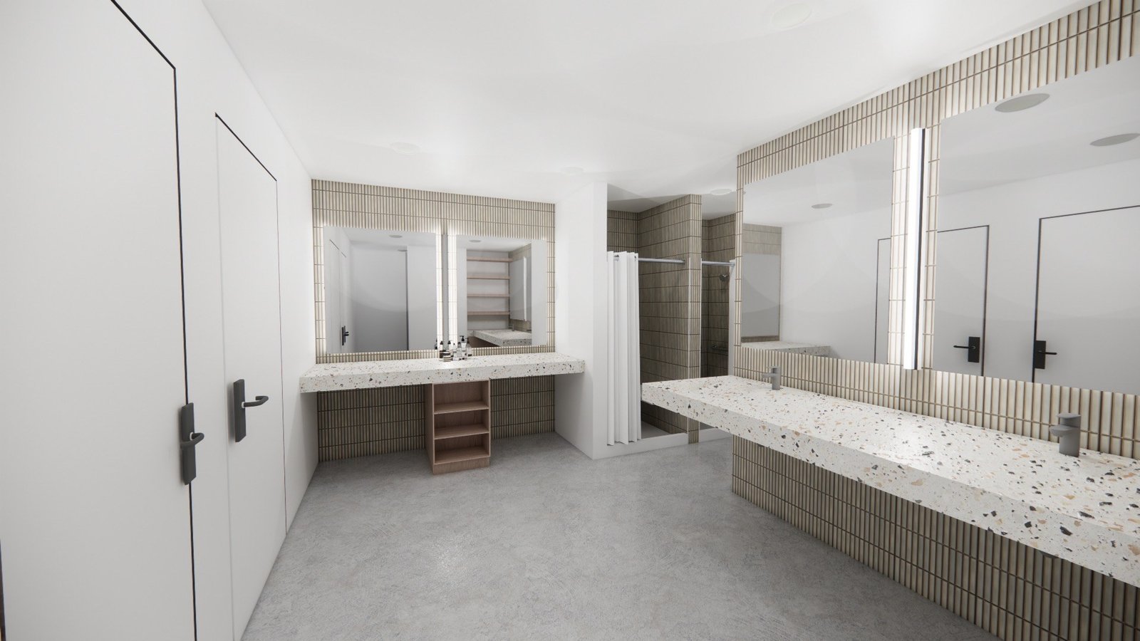 Baños estilo spa de Sessions Cycle
