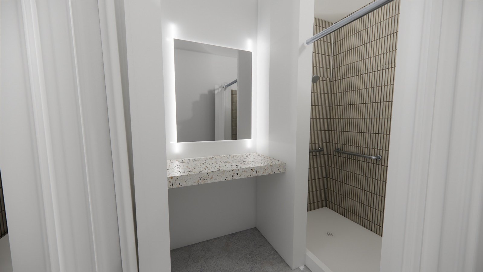 Regadera estilo spa de Sessions Cycle