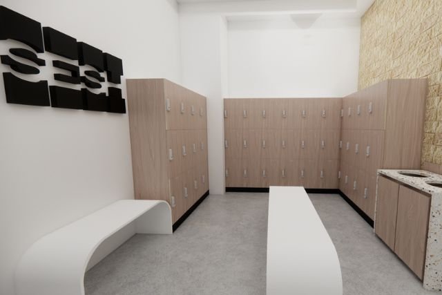 Changing rooms for Men and Women Changing Room